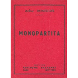 Monopartita : for orchestra - Arthur Honegger