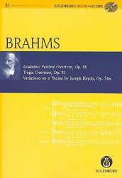 3 Orchesterstücke (+CD) : für Orchester - Johannes Brahms