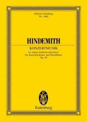 Konzertmusik op.50 : für - Paul Hindemith