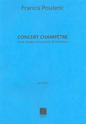 Concerto champetre : pour - Francis Poulenc