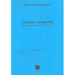 Concerto champetre : pour - Francis Poulenc