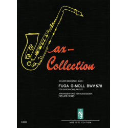 Fuge G-Moll BWV 578 (Saxophon Quartett) - Johann Sebastian Bach / Arr. Uwe Heger
