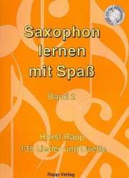 Saxophon lernen mit Spaß Band 2 -Horst Rapp