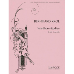 Waldhorn - Studien  (für die Unterstufe) - Bernhard Krol