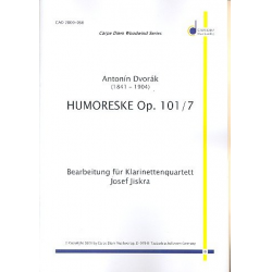 Humoreske (Klarinetten Quartett) -Antonin Dvorak / Arr.Josef Jiskra