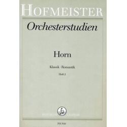 Orchesterstudien für Horn: Klassik/Romantik Heft 2 - Diverse / Arr. Albin Frehse
