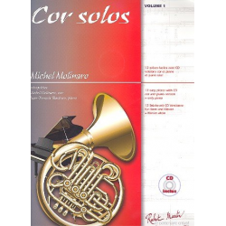 Play Along - Cor Solos (Horn) - 12 pieces for horn and piano (+CD) -Michel Molinaro