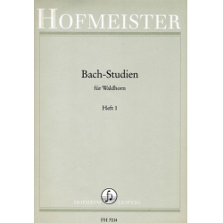 Bachstudien für Waldhorn Heft 1 - Johann Sebastian Bach