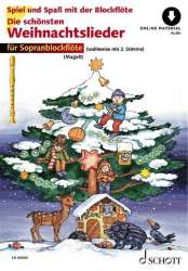 Die schönsten Weihnachtslieder für Sopranblockflöte (mit Online-Material) -Hans und Marianne Magolt