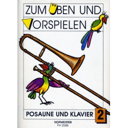 Zum Üben und Vorspielen  für Posaune & Klavier Band 2 -Diverse / Arr.Gerd Philipp
