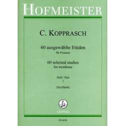 60 ausgewählte Etüden für Posaune Band 1 -Carl Kopprasch / Arr.Franz Seyffarth