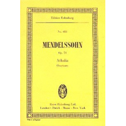 Athalia op.74 : Ouvertüre für - Felix Mendelssohn-Bartholdy