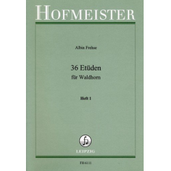 36 Etüden für Waldhorn - Albin Frehse