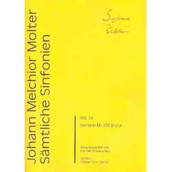 Sämtliche Sinfonien Band 54 - Sinfonie D-Dur Nr.130 : - Johann Melchior Molter