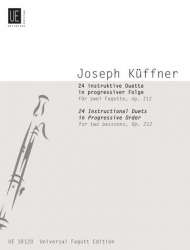 24 instruktive Duette in progressiver Folge für 2 Fagotte op. 212 - Joseph Küffner