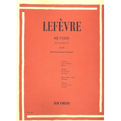LEFÉVRE - Klarinettenschule Bd. 3 (12 Sonaten) -Jean Xavier Lefèvre / Arr.Alamiro Giampieri