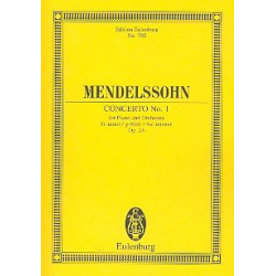 Konzert g-Moll Nr.1 op.25 : - Felix Mendelssohn-Bartholdy