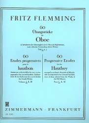 60 Übungsstücke für Oboe Teil 1 - J. Flemming
