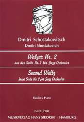Klavier: Second Waltz - Dmitri Shostakovitch / Schostakowitsch / Arr. Richard Kula