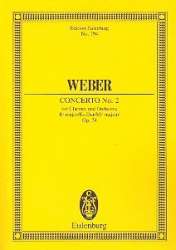 Konzert Es-Dur Nr.2 op.74 : für - Carl Maria von Weber