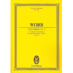 Konzert Es-Dur Nr.2 op.74 : für - Carl Maria von Weber