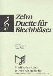 Zehn Duette für Blechbläser im Violinschlüssel - Franz Watz