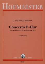 Concerto F- Dur, Klavierauszug - Georg Philipp Telemann