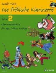 Die fröhliche Klarinette Band 2 mit CD - Rudolf Mauz