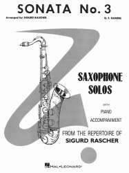 Sonata Nr.3 für Saxophon & Klavier - Georg Friedrich Händel (George Frederic Handel) / Arr. Sigurd M. Rascher