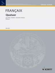 Quartett für Holzbläser - Stimmensatz - Jean Francaix