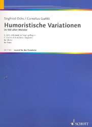 Humoristische Variationen im Stil alter Meister  für Klavier - Franzpeter Goebels
