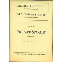 Orchesterstudien für Horn: Heft 14 Richard Strauss - Richard Strauss / Arr. Paul Plötner
