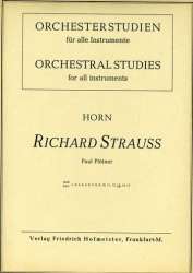 Orchesterstudien für Horn: Heft 13 Richard Strauss - Richard Strauss / Arr. Paul Plötner