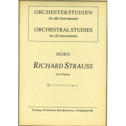 Orchesterstudien für Horn: Heft 13 Richard Strauss - Richard Strauss / Arr. Paul Plötner