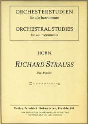 Orchesterstudien für Horn: Heft 15 Richard Strauss - Richard Strauss / Arr. Paul Plötner