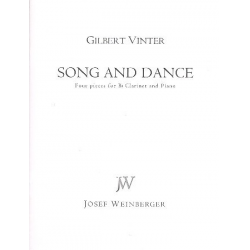 Song and Dance  (4 pieces for Clarinet and Piano) -Gilbert Vinter