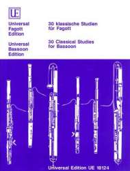 30 klassische Studien für Fagott - William Waterhouse / Arr. Gunther Joppig