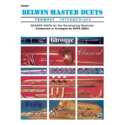 Belwin Master Duets Vol. 1 - Intermediate for Trumpet - Howard Snell / Arr. Keith Snell