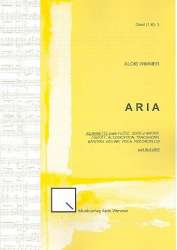Aria Op. 24 für Klarinette und Klavier -Alois Wimmer