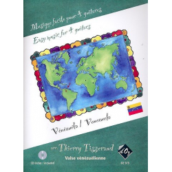 Musique Facile pour 4 Guitares - Valse CD incl. (Venezuela) - Thierry Tisserand