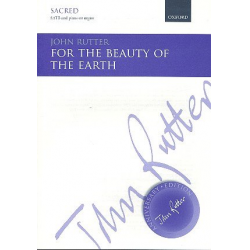CHOR SATB: For the beauty of earth -John Rutter