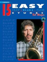 15 Easy Jazz, Blues & Funk Etudes - C Instruments - Bob Mintzer