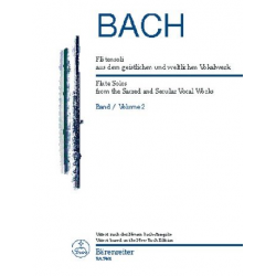 Flötensoli aus dem geistlichen und weltlichen Vokalwerk Band 2 - Johann Sebastian Bach / Arr. Evmary Pfündl-Frittrang