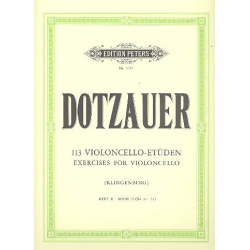 113 Violoncello Etüden 2 - Justus Johann Friedrich Dotzauer