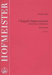 Chagall-Impressionen (für Horn, 4 Trompeten, 4 Posaunen und Tuba) - Stimmensatz - Bernd Franke