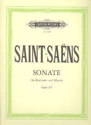 Sonate für Klarinette und Klavier op. 167 (Auguste Périer gewidmet) - Camille Saint-Saens