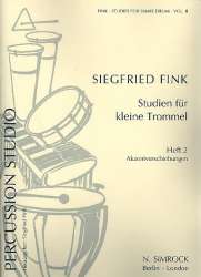 Studien für kleine Trommeln - Heft 2 - Siegfried Fink
