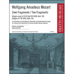 Zwei Fragmente - Wolfgang Amadeus Mozart