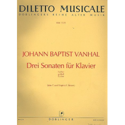 3 Sonaten - Johann Baptist Vanhal
