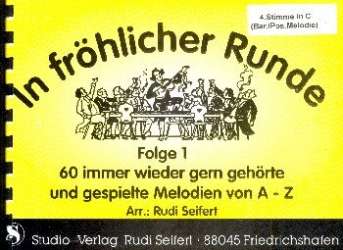 In fröhlicher Runde Bd.1 : 4. C-Stimme - Diverse / Arr. Rudi Seifert